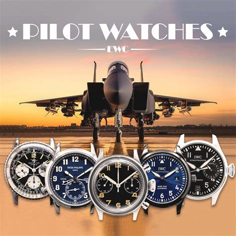 lightweight pilot watches